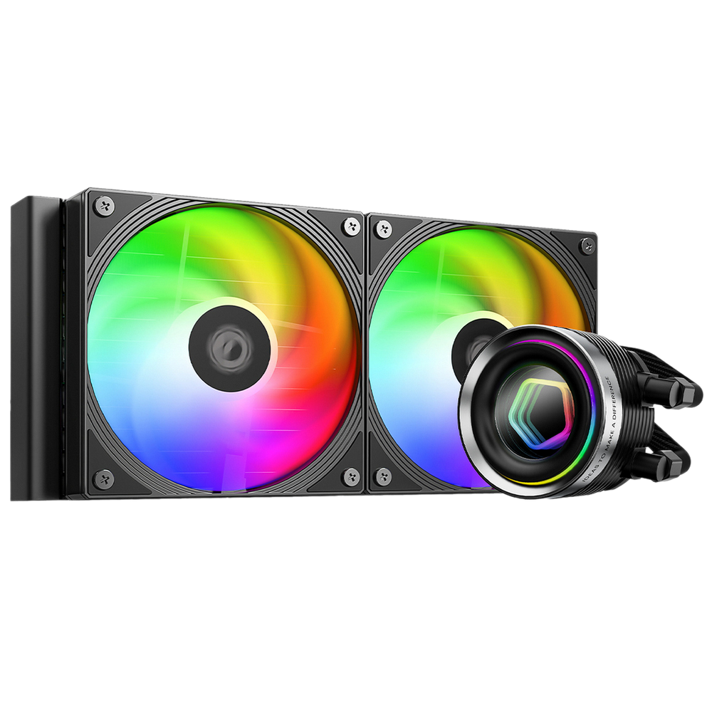 Вентилятор для процессора ID-Cooling FX240 INFINITY ARGB (Black) 300W all Intel/AMD (FX240_INF)
