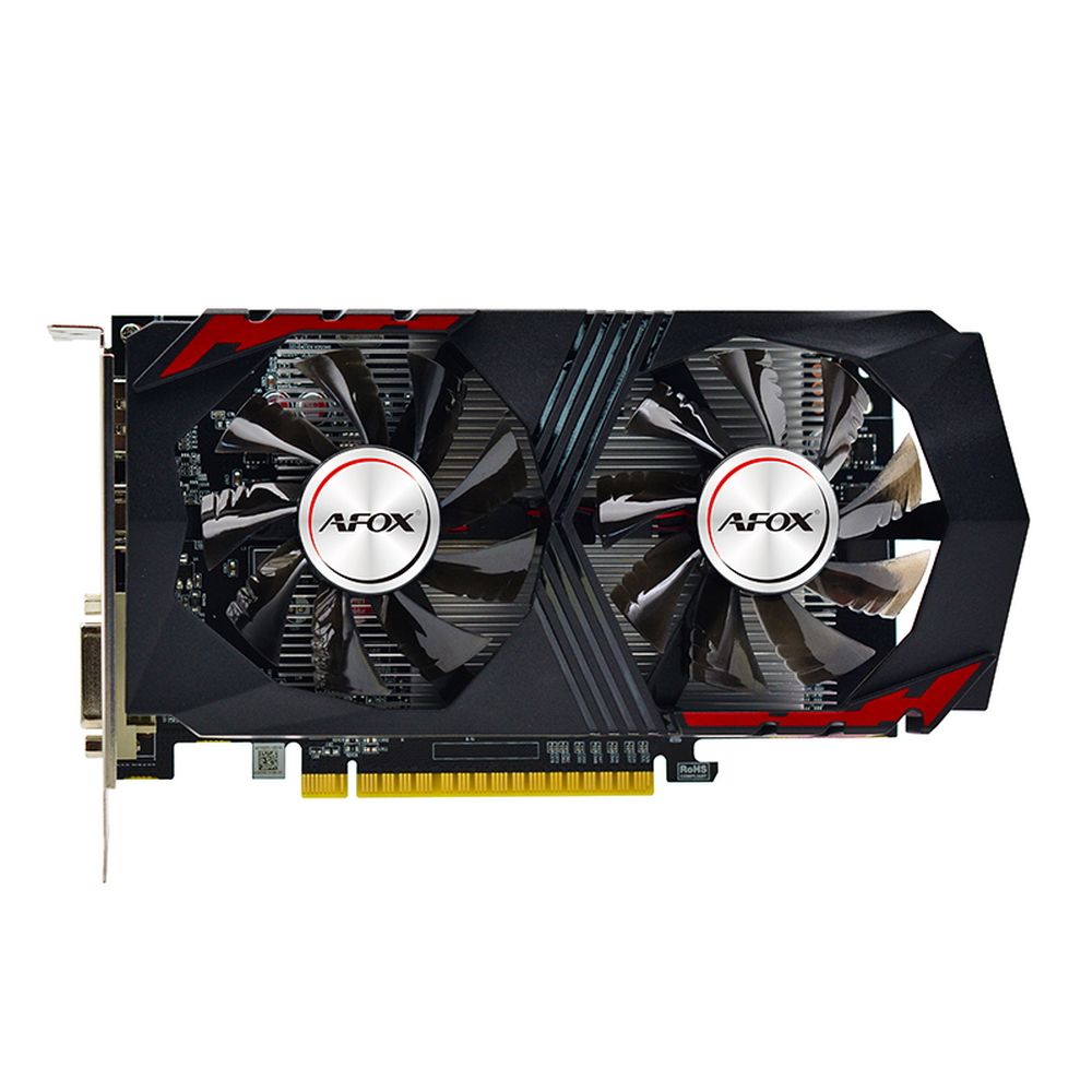 Видеокарта Afox GTX1050Ti GAMING 4GB GDDR5 128bit DVI DP HDMI 2FAN RTL (AF1050TI-4096D5H2-V6)