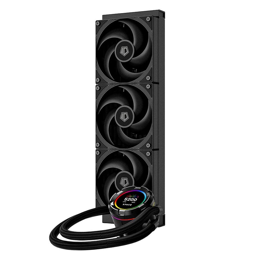Жидкостная система охлаждения ID-Cooling SL360 PRO SE /LCD SCREEN /350W /all Intel /all AMD (SL360_PRO_SE)