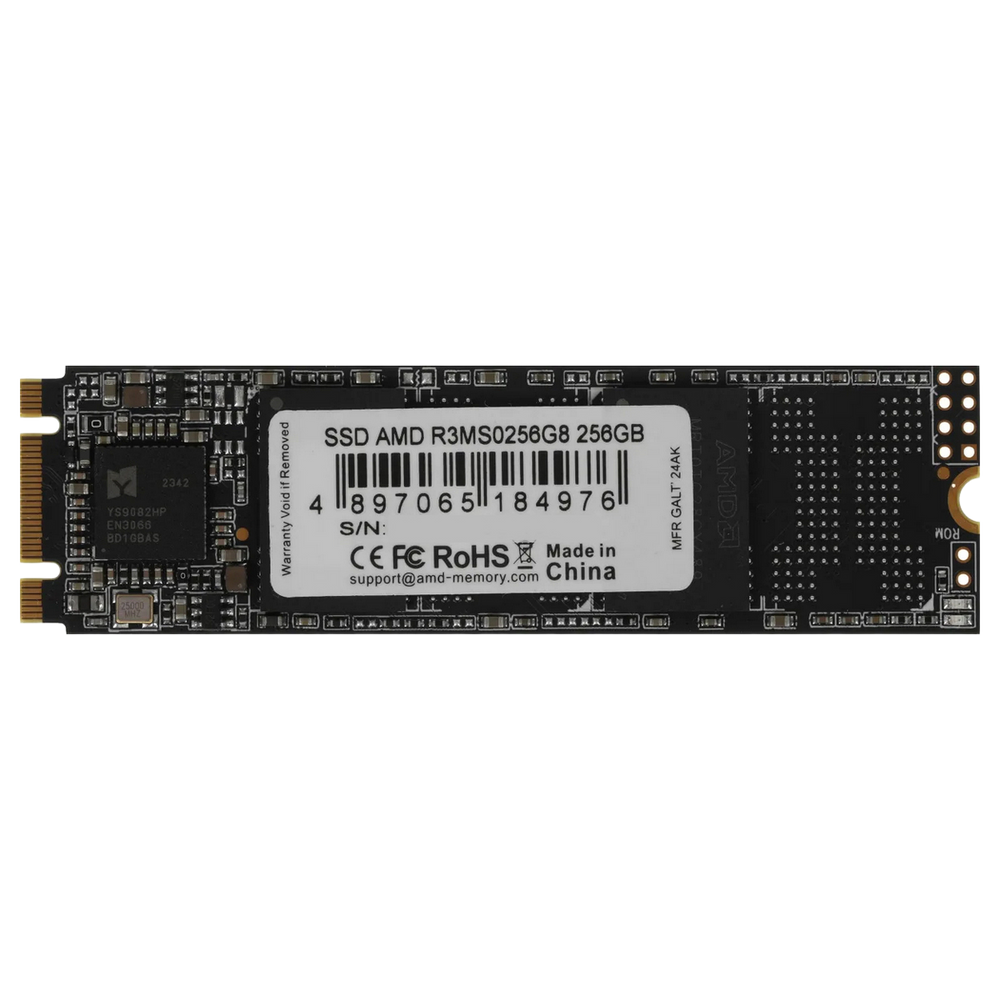 Твердотельный накопитель SSD AMD Radeon M2.2280 256GB R3 Series (R3MS0256G8)