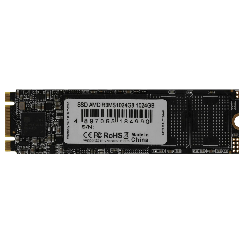 Твердотельный накопитель SSD AMD Radeon M2.2280 1TB R3 Series (R3MS1024G8)