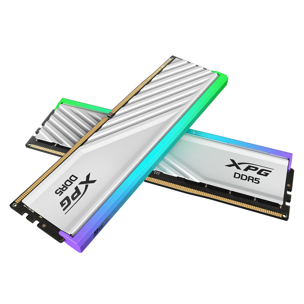 Модуль памяти ADATA 32GB DDR5 RGB 6000 (PC5 48000) DIMM XPG Lancer Blade  kit 2*16, 1.35V, CL34 (AX5U6000C3416G-DTLABRWH)