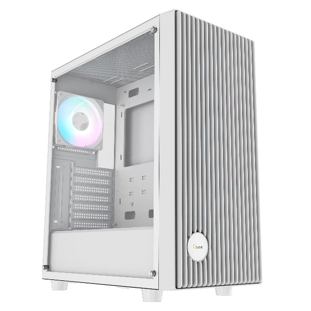Корпус Case Ocypus Gamma C70 WH ARGB ATX / win / white / 4 ARGB fans / no PSU / Tempered Glass (Gamma-C70-WHG400XX-GL)
