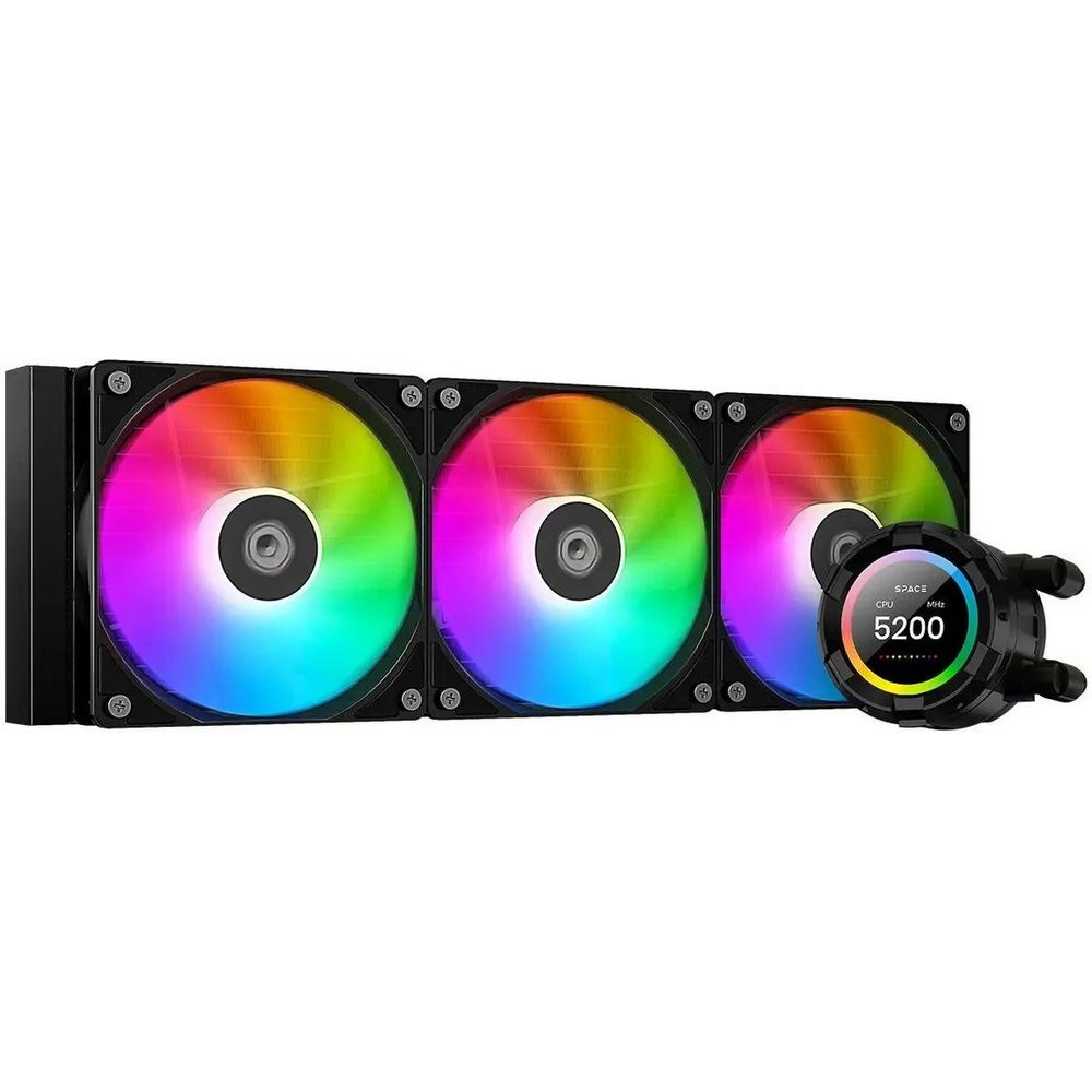 Вентилятор Cooler ID-Cooling SL360 XE /LCD SCREEN /350W /all Intel /all AMD (SL360_XE)