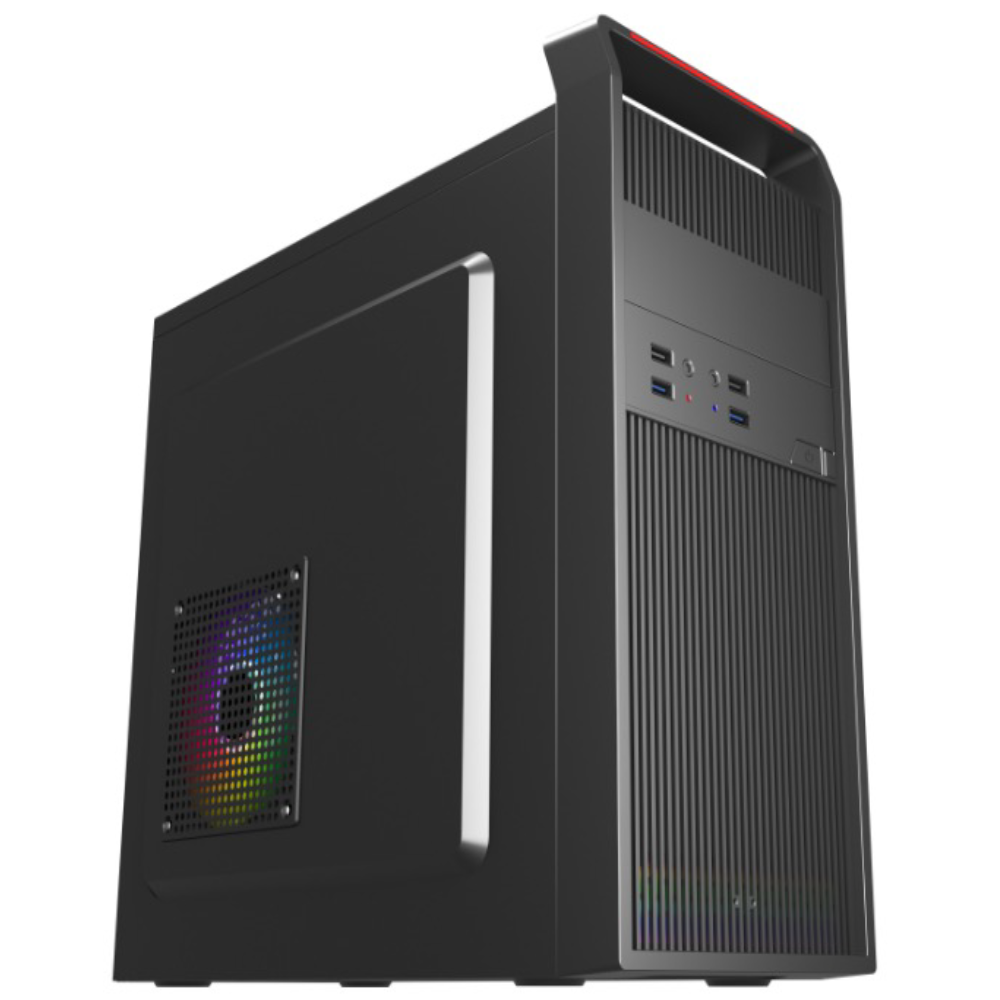 Корпус для ПК ACD Coffre 102N mATX, Black, 80mm rear FAN, w/o PSU (MO-TC600-000)
