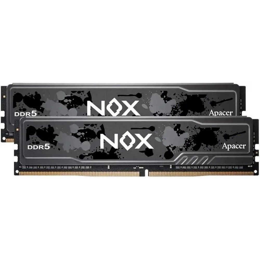 Модуль памяти Apacer DDR5 DIMM 5200-40 2048x8 32GB 1.25V OC NOX DDR5 w/HS RP-K2 (AH5U32G52C522MBAA-2)