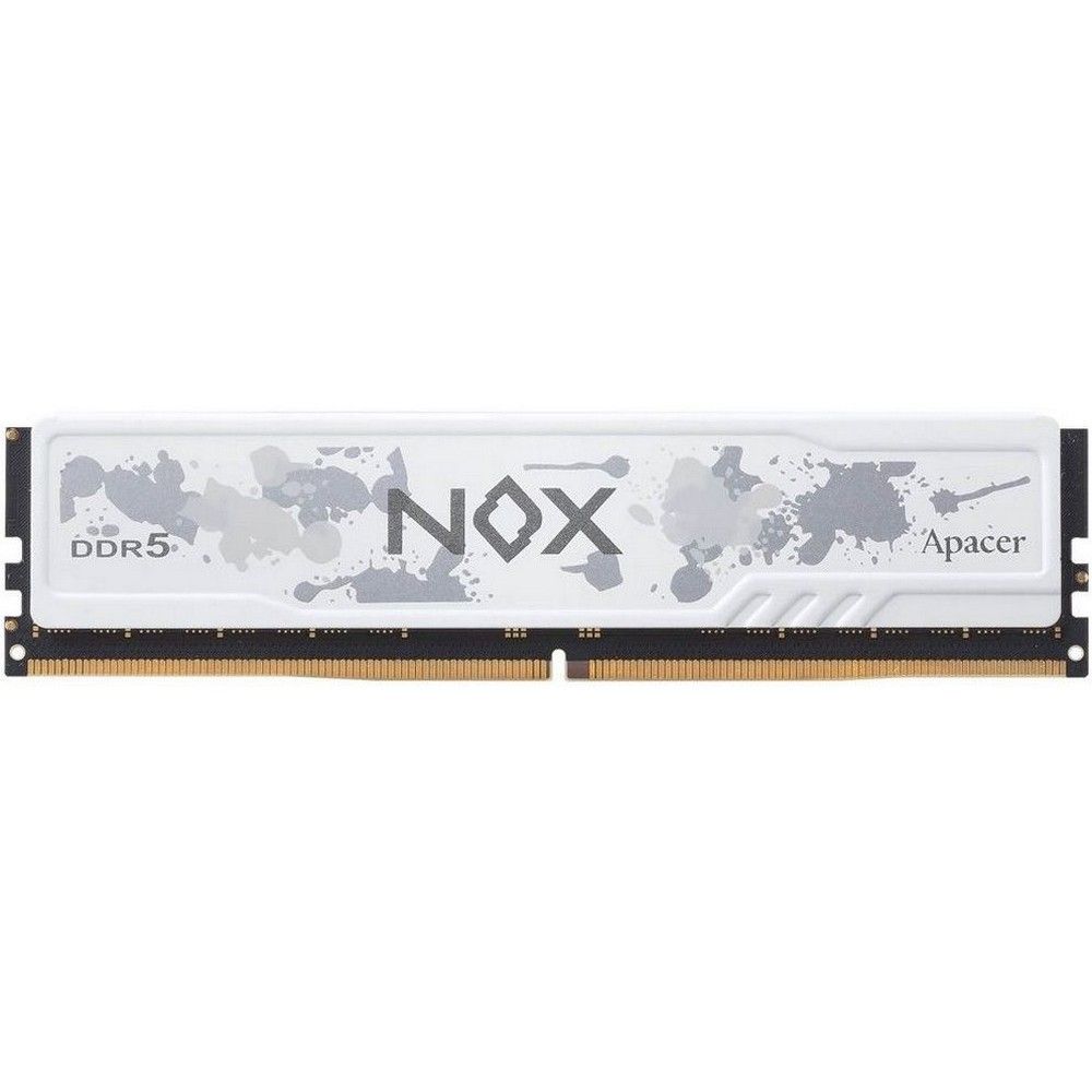 Модуль памяти Apacer DDR5 DIMM 6200-40 2048x8 32GB 1.35V OC NOX White DDR5 w/HS RP (AH5U32G62C532MWAA-1)