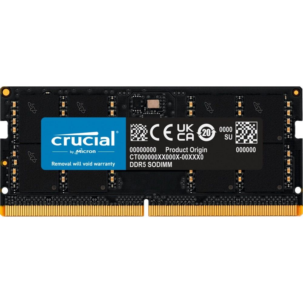 Модуль памяти Crucial 32GB Crucial DDR5 SODIMM (CT32G48C40S5)