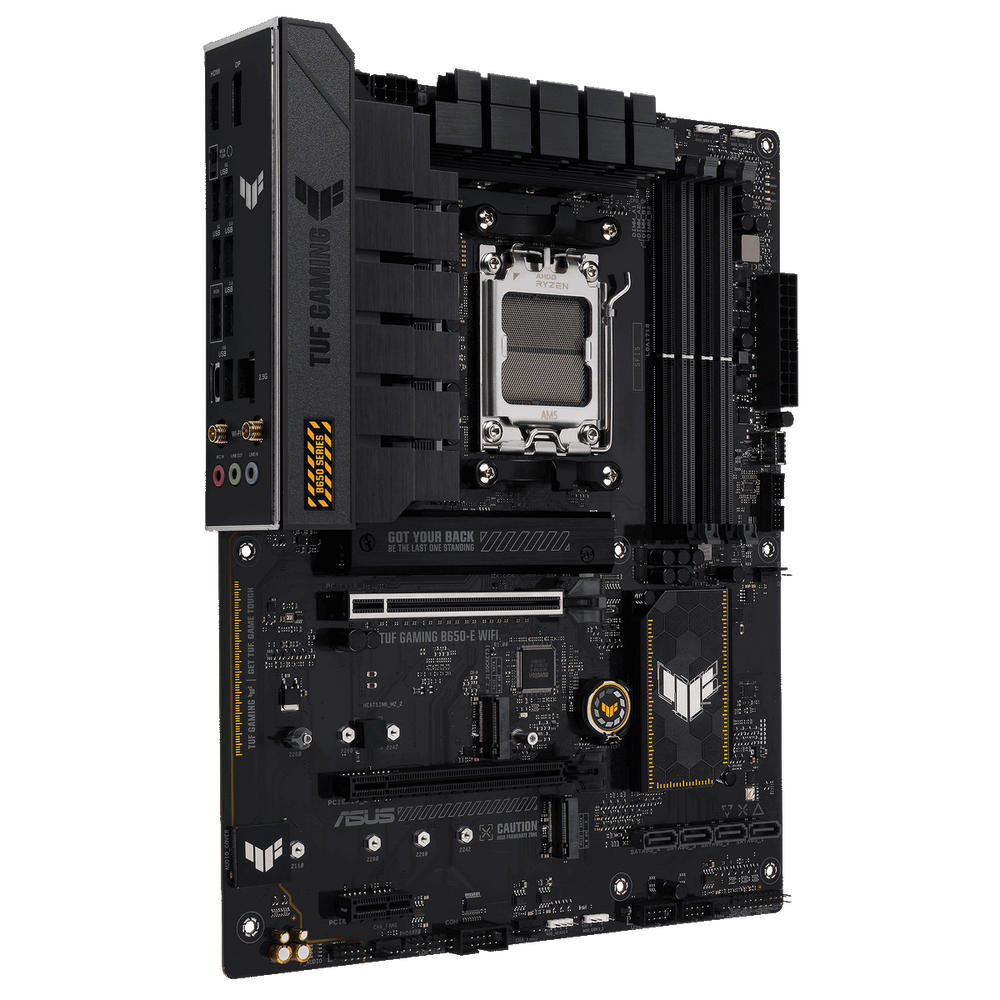 Материнская плата ASUS TUF GAMING B650-E WIFI AM5 ATX 4xDDR5 2xPCIEx16 PCIEx1 3xM.2 USB-C DP HDMI 2.5GLAN WIFI 6E (90MB1GT0-M0EAY0)