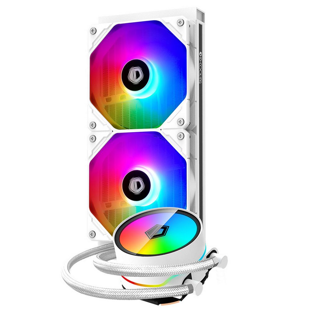 Жидкостная система охлаждения ID-Cooling ZOOMFLOW 240 XT SNOW (White/ARGB) 250W all Intel/AMD (ZOOMFLOW_240XT_SNOW)