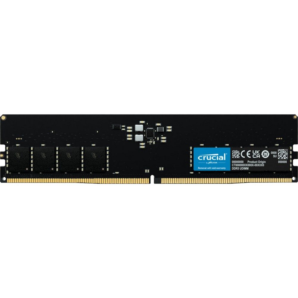 Модуль памяти Crucial 32Gb DDR5 DIMM 5600MHz CL46-45-45, 1.1V (CT32G56C46U5)