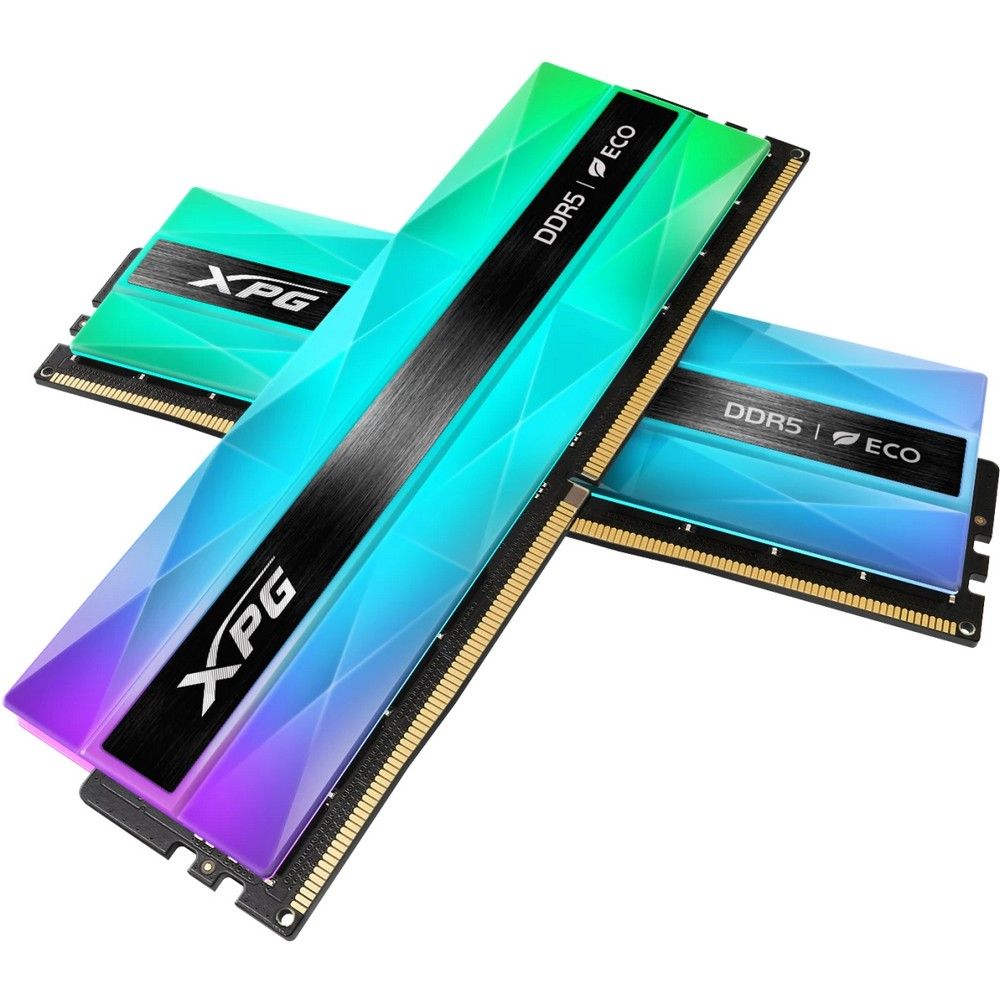 Модуль памяти ADATA 32GB LANCER RGB DDR5 DRAM Module kit 2*16gb, 7200MT/s, CL 34-46-46, 1.4V (AX5U7200C3416G-DCLANRSG)