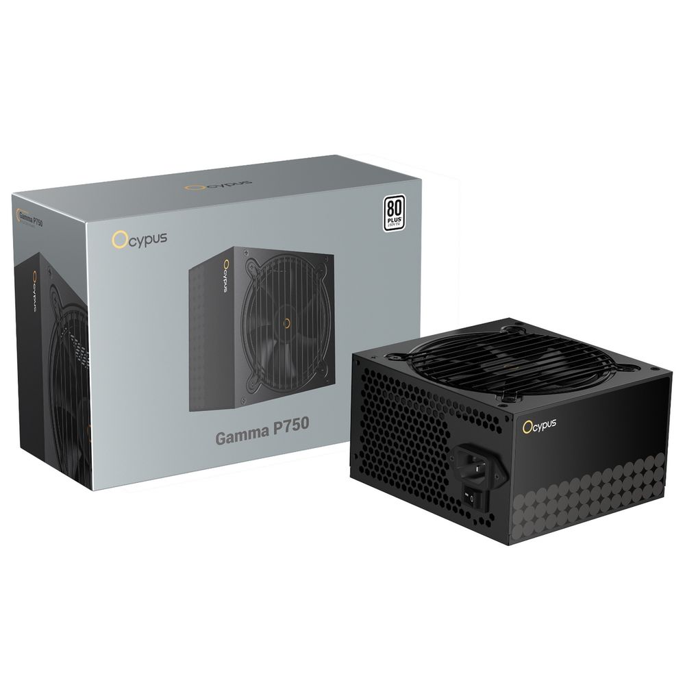 Блок питания PSU Ocypus Gamma P750 [P750-WD] 750W  / APFC / TW capacitors / 80+ (Gamma-P750-W1HDBK024X-EU)