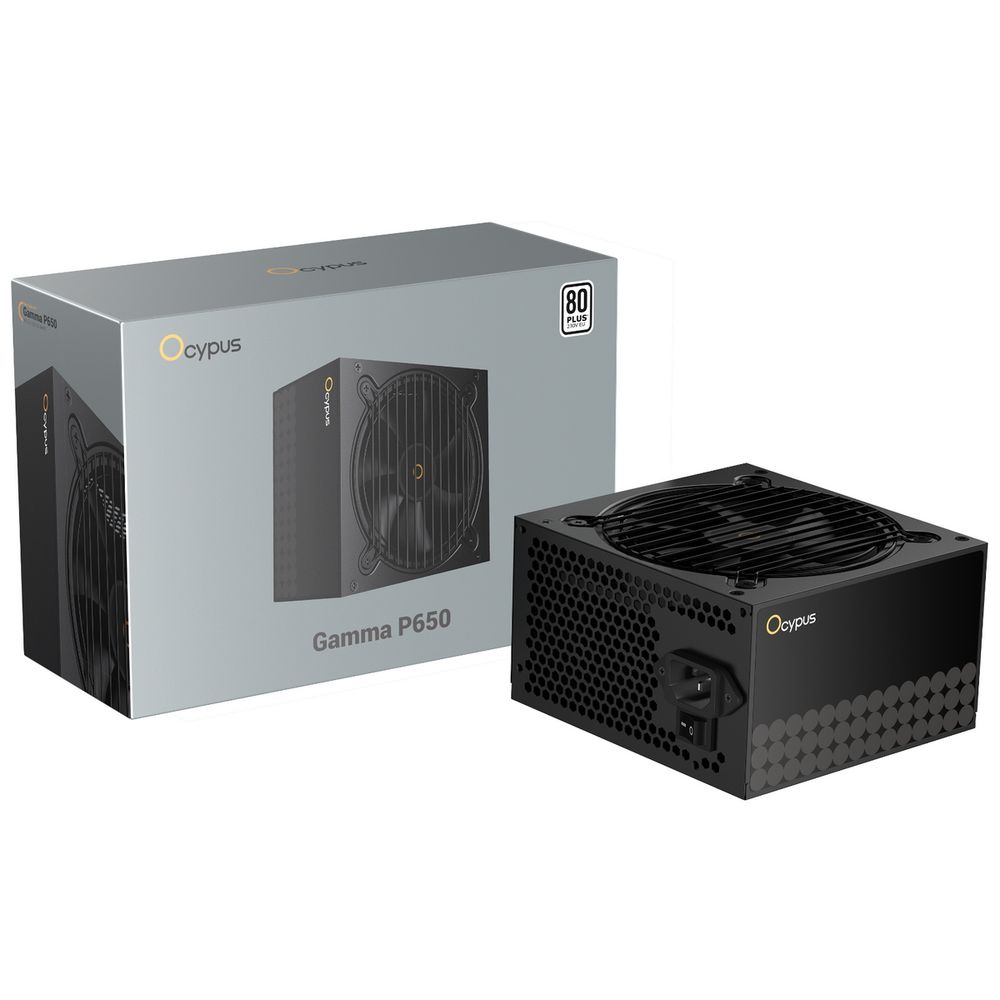 Блок питания PSU Ocypus Gamma P650 [P650-WD] 650W / APFC / TW capacitors / 80+ (Gamma-P650-W1HDBK024X-EU)