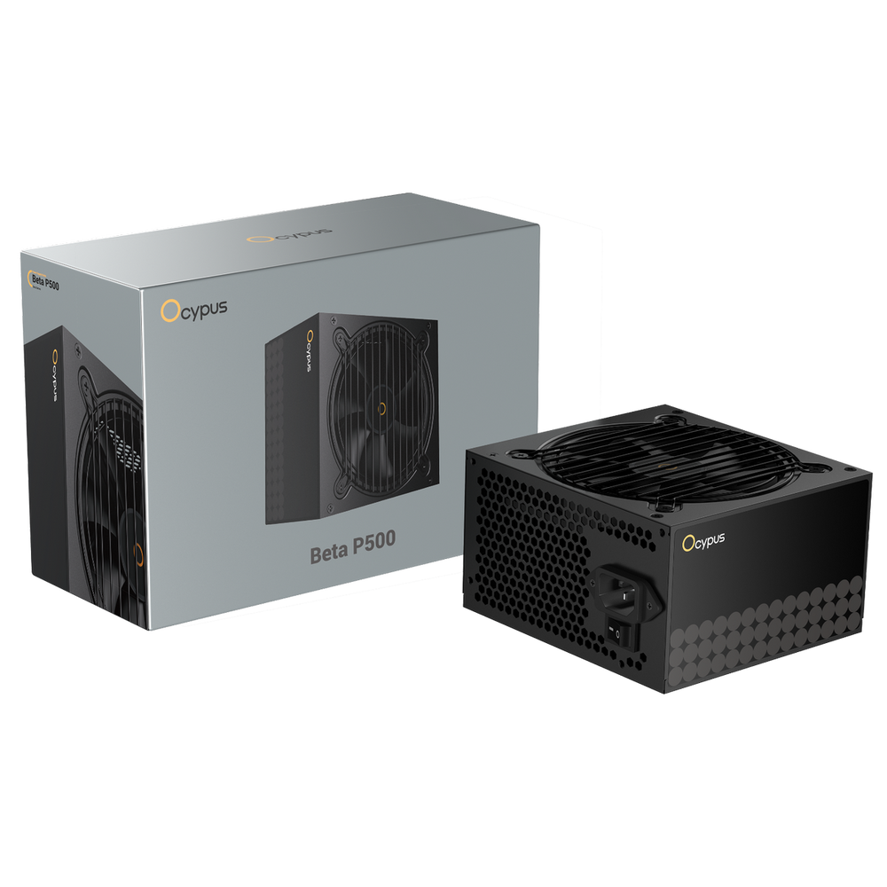 Блок питания PSU Ocypus Beta P500 [P500-ND] 500W  / APFC / TW capacitors (Beta-P500-N1HDBK024X-EU)