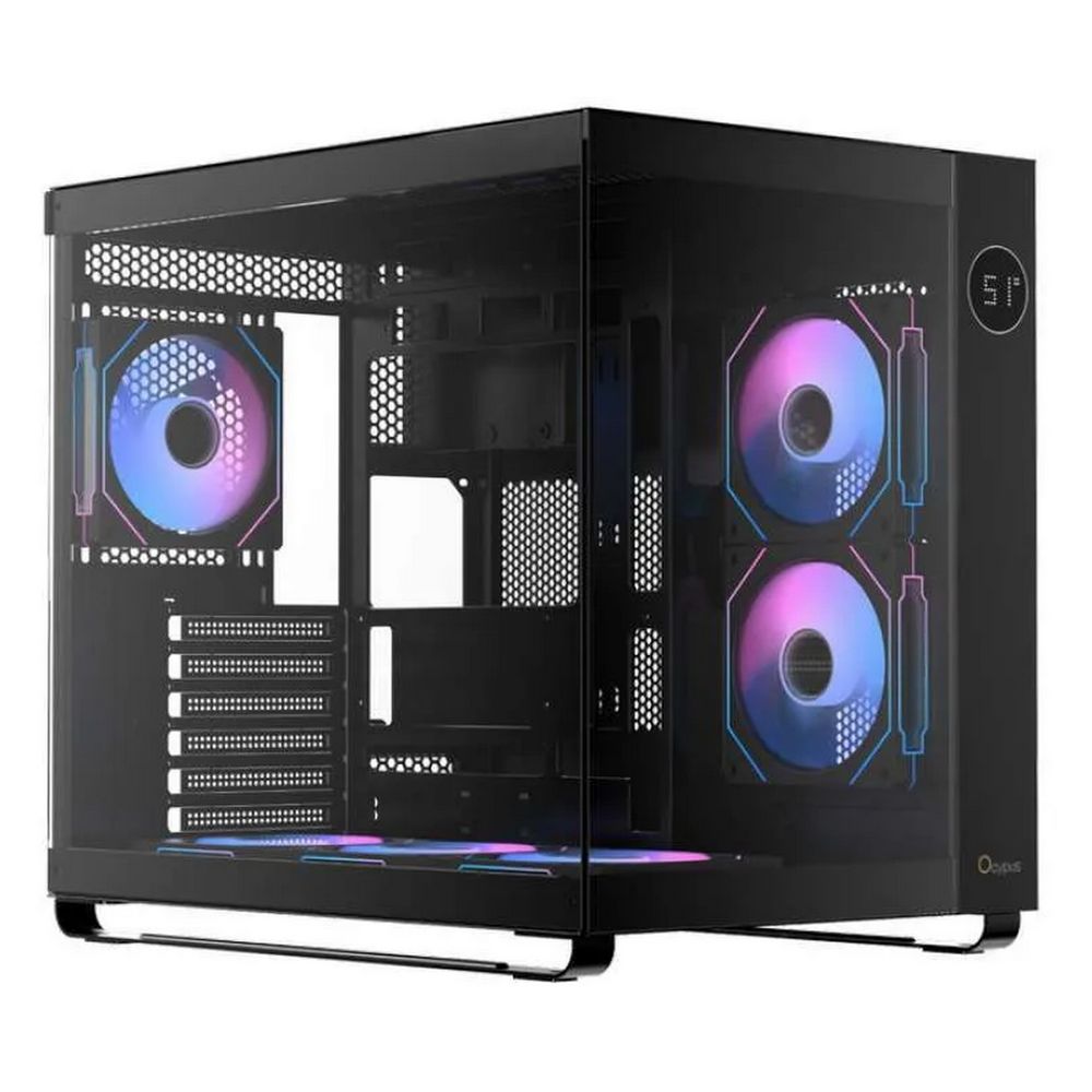 Корпус Case Ocypus Iota C70 BK ARGB ATX win / black / 6 ARGB fans / no PSU / Tempered Glass (Iota-C70-BKD600XX-GL)