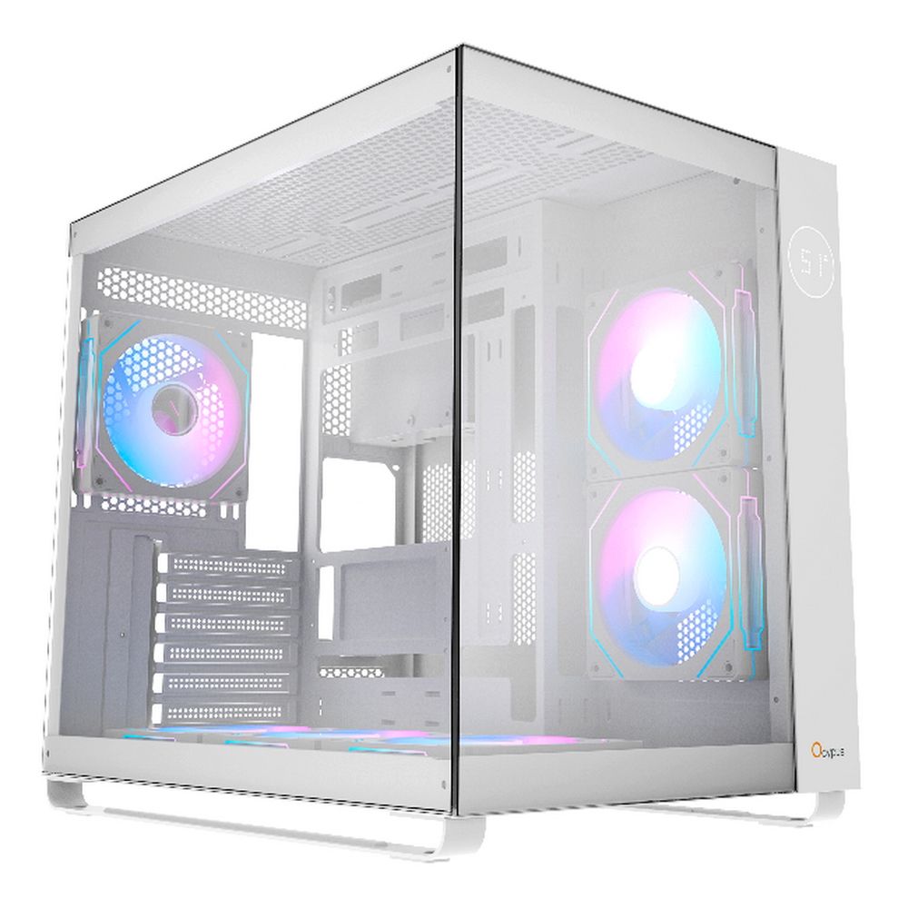 Корпус Case Ocypus Iota C70 WH ARGB ATX  win / white / 6 ARGB fans / no PSU /Tempered Glass (Iota-C70-WHD600XX-GL)