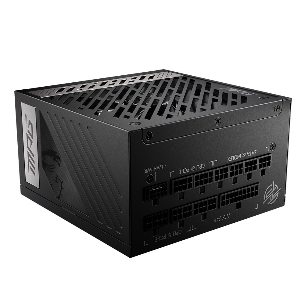 Блок питания ПК MSI Bad Pack MPG A750G PCIE5 , 750W, 80+ Gold, полностью модульный, ATX 3.0, PCIE5, RTL (306-7ZP7A11-CE0||bp)