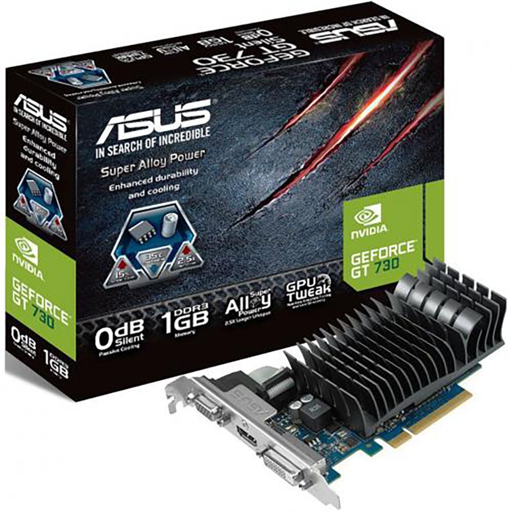 Видеокарта ASUS GT730 2GB GDDR5 64bit VGA DVI HDMI PASSIVE LP RTL {20} [990390] [GT730-SL-2GD5-BRK] (90YV06N2-M0NA00)