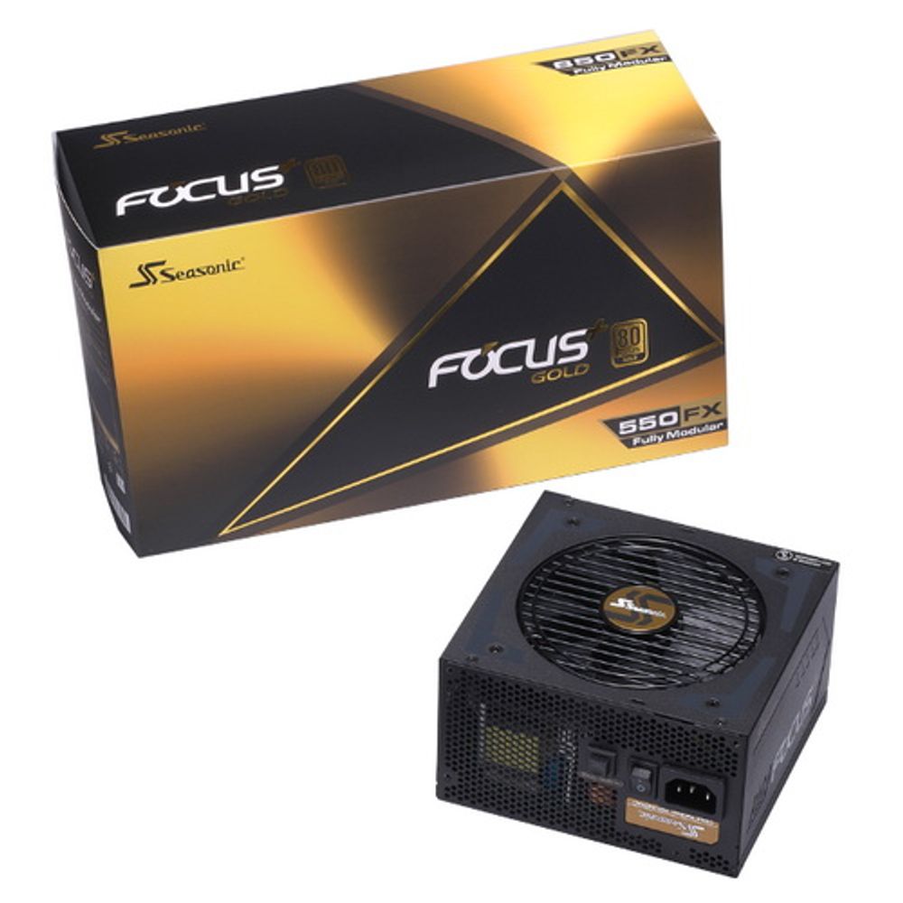 Блок питания SeaSonic FOCUS GX-550 SSR-550FX 550W, 80 Plus Gold, полностью модульный (874713)