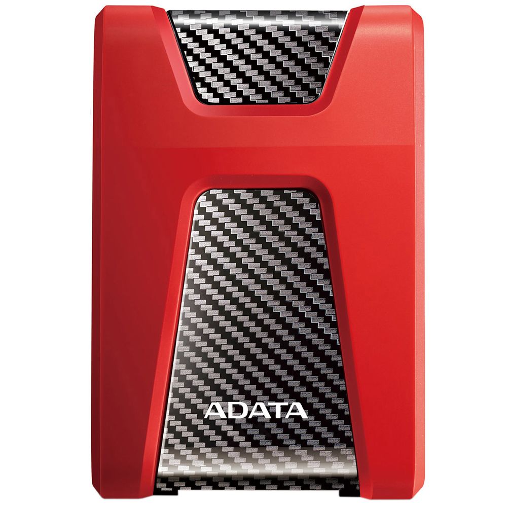 Жесткий диск внешний ADATA HD650 AHD650-2TU31-CRD 2TB 2.5" USB 3.1, LED indicator, Red, Retail {20}, (460707)