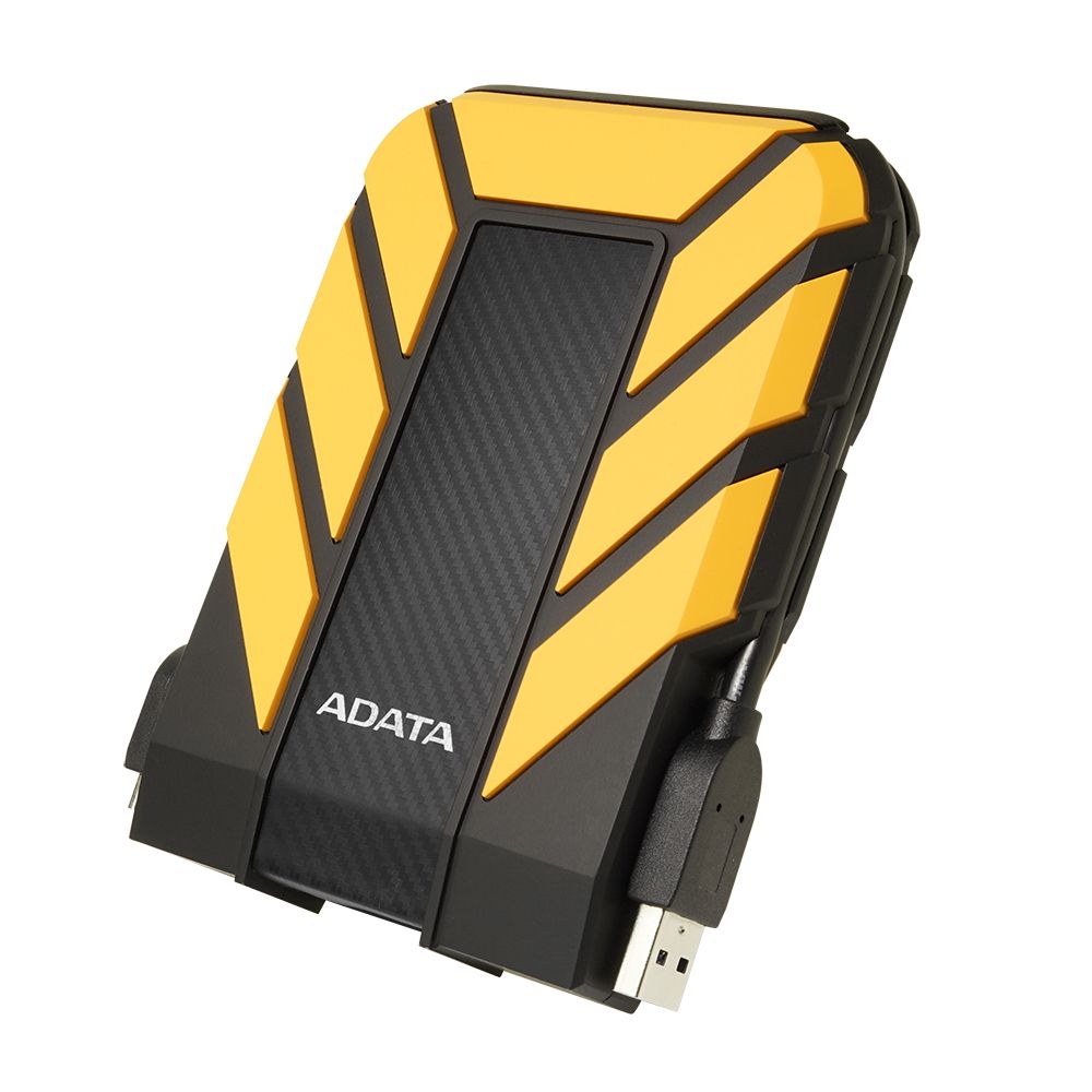 Жесткий диск внешний ADATA HD710 Pro AHD710P-2TU31-CYL 2TB 2.5" USB 3.1, IP68, Shock Sensor, Yellow, Retail {20} (460684)