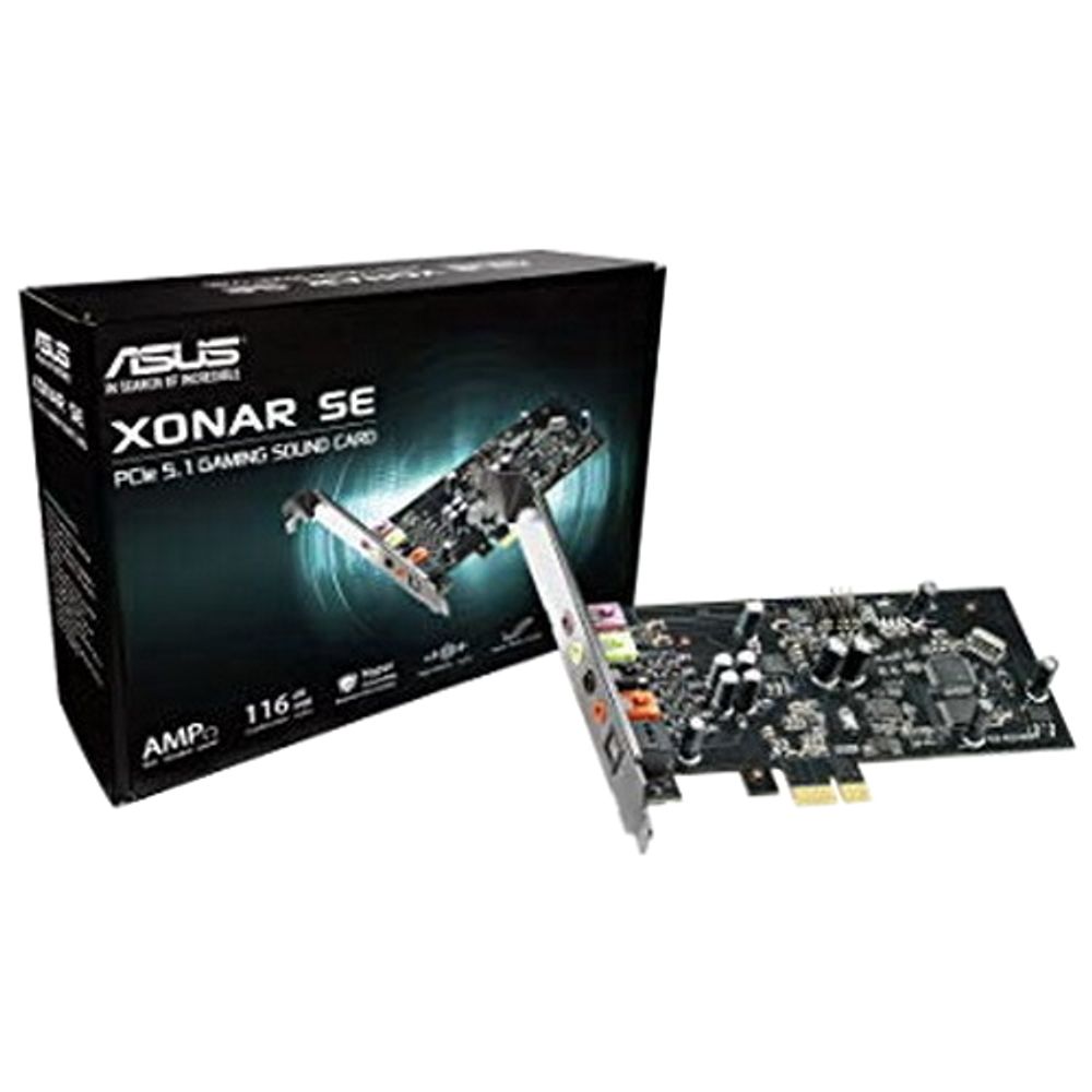 Звуковая плата ASUS XONAR SE 5.1 PCIe Sound card RTL {10} (040563) (90YA00T0-M0UA00)