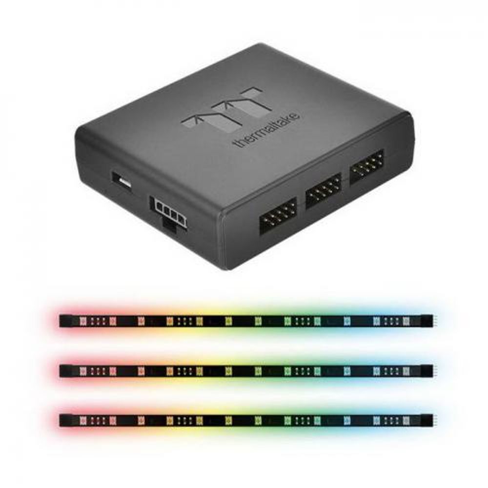 Аксессуары Thermaltake Bad Pack Pacific Lumi Plus LED CL-O014-PL00SW-A CL-O014-PL00SW-A Strip 3Pack/Accessory/LED CL-O014-PL00SW-A Strip/12LED-30cm//LED Software Control (CL-O014-PL00SW-A||bp)