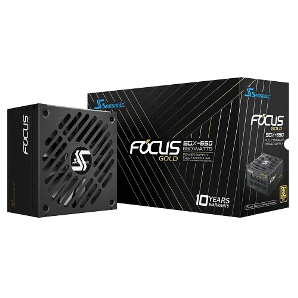 Блок питания SeaSonic FOCUS SGX-650 SSR-650SGX 650W, 80 Plus Gold, полностью модульный (874522)