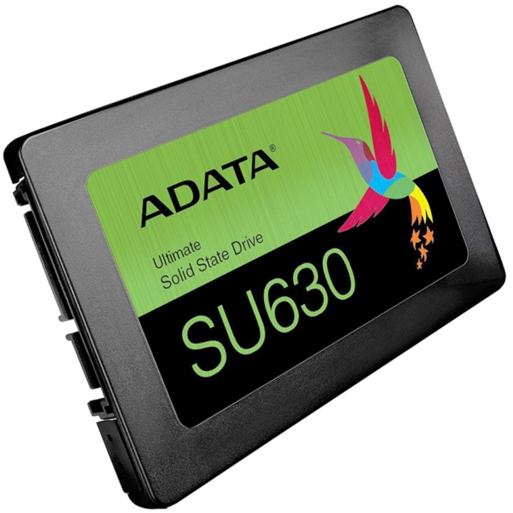 Твердотельный накопитель SSD ADATA SU630SS ASU630SS-960GQ-R 960GB 2.5" Client  SATA 6Gb/s, 520/450, IOPS 40/65K, MTBF 1.5M 3D QLC, 200TBW, RTL (469199)