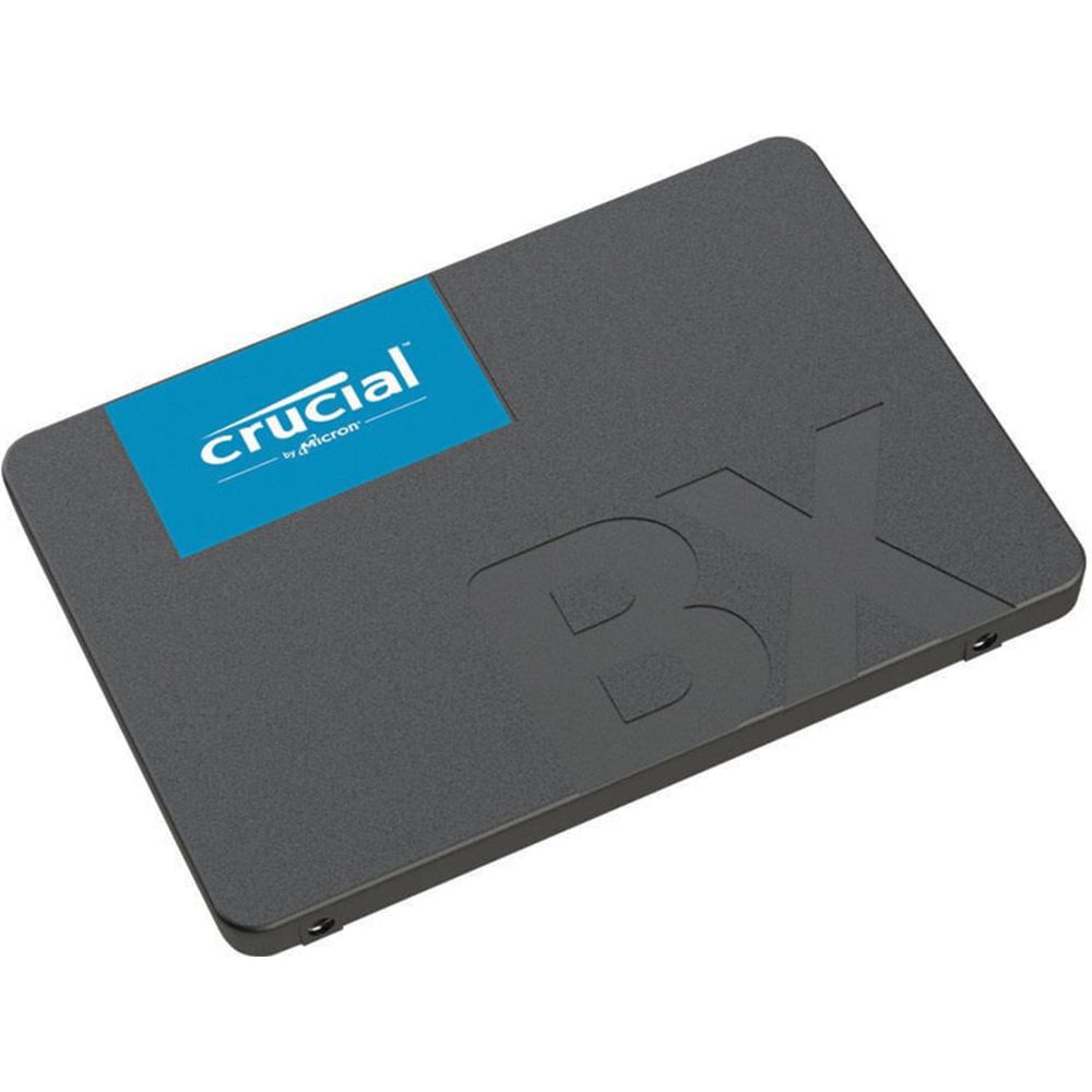 Твердотельный накопитель SSD Crucial BX500 CT240BX500SSD1 240GB 2.5" Client SATA 6Gb/s, 540/500, MTBF 1.5M, 3D TLC, 80TBW,0.31DWPD, RTL/Bulk  (787323) {100}