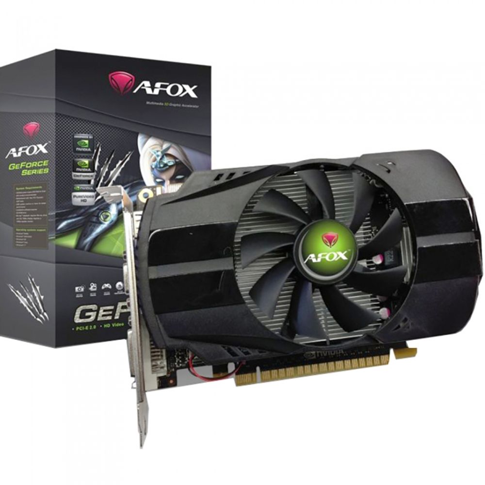 Видеокарта Afox GT730 4GB GDDR5 128bit VGA DVI HDMI 1FAN RTL {30} (780612) (AF730-4096D5H5)