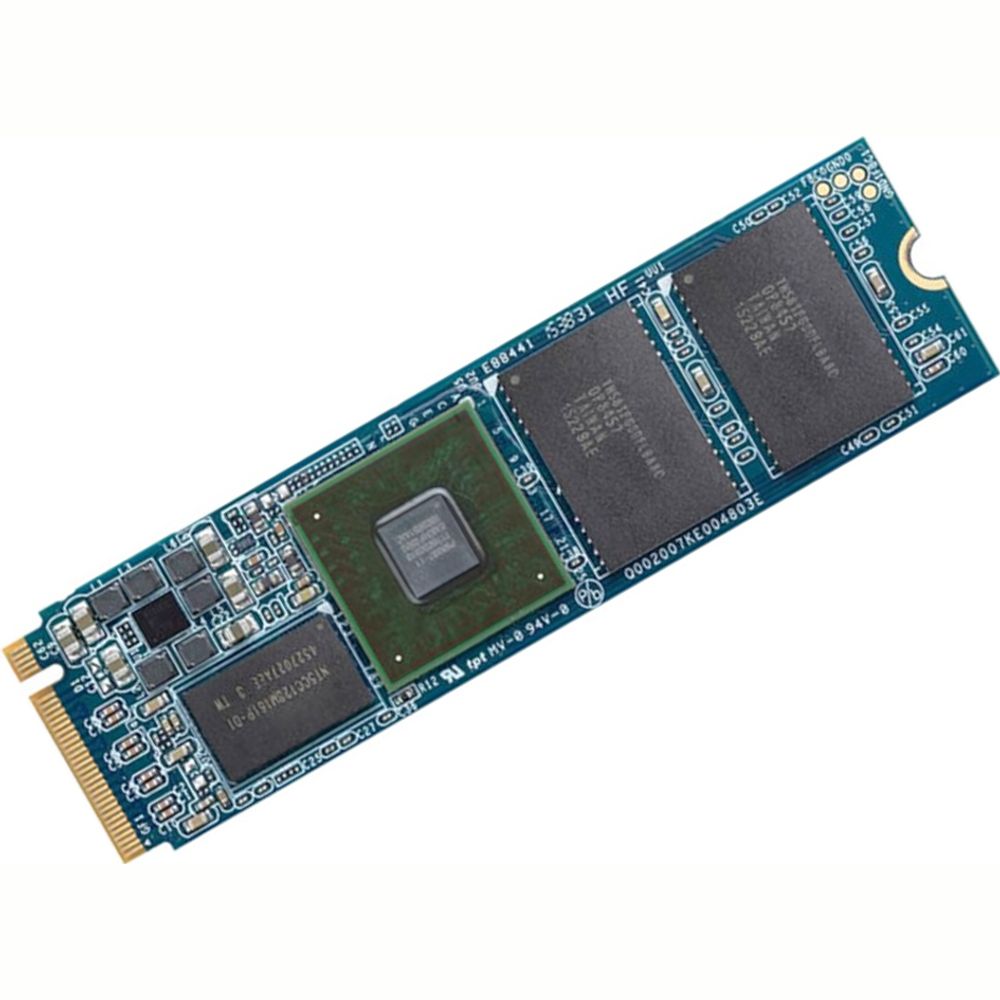 Твердотельный накопитель SSD Apacer AS2280Q4 500GB M.2 2280 AP500GAS2280Q4-1 Client PCIe Gen4x4 with NVMe, 5000/2500, IOPS 750K, MTBF 1.5M, 3D TLC, 850TBW, 1.7DWPD, Kit Heatsink and mount, NVMe 1.3, R
