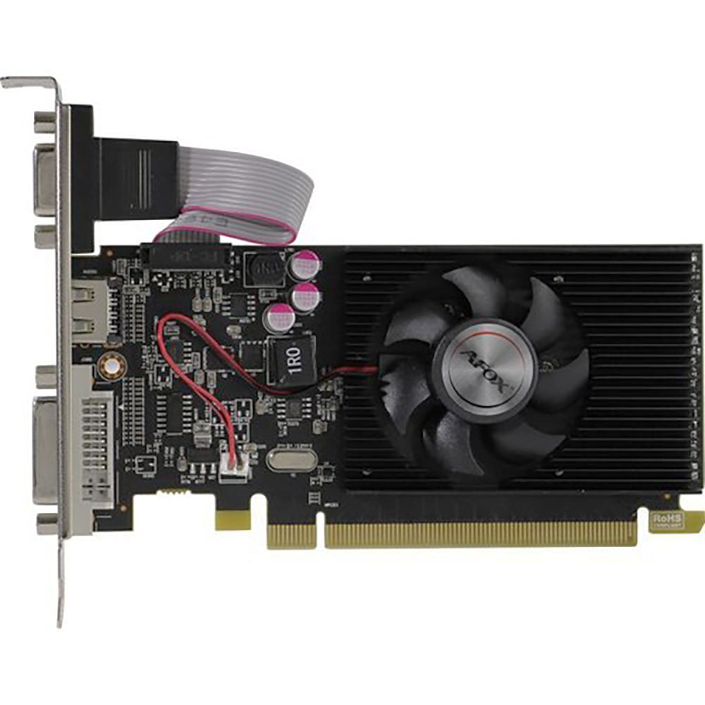Видеокарта Afox R5 220 1GB DDR3 64bit VGA DVI HDMI 1FAN LP RTL {30} (AFR5220-1024D3L5)