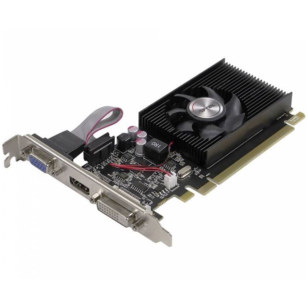 Видеокарта Afox R5 220 2GB DDR3 64bit DVI HDMI 1FAN LP RTL {30} (782340) (AFR5220-2048D3L5)