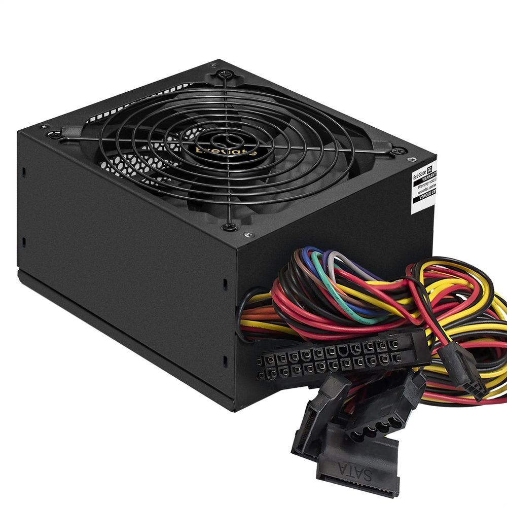 Блок питания Exegate EX221640RUS  450W 450PPX RTL, ATX, black, APFC, 14cm, 24p+(4+4)p, PCI-E, 4*IDE, 5*SATA, FDD
