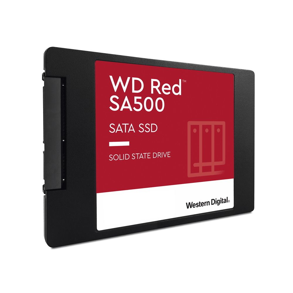 Твердотельный накопитель SSD WD SA500 WDS100T1R0A 1TB  2.5" Client  SATA 6Gb/s, 560/530, IOPS 95/85K, MTBF 2M, 3D TLC,600TBW, NAS, Retail