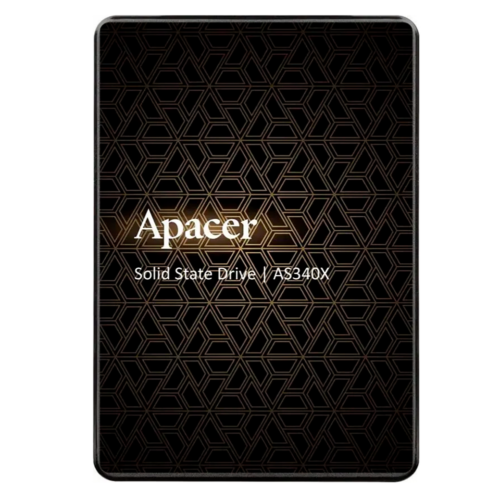 Твердотельный накопитель SSD Apacer AS340X AP120GAS340XC-1 120GB 2.5" Client SATA 6Gb/s, 550/500, IOPS 38/75K, MTBF 1.5M, 3  TLC, 70TBW, 0,53DWPD, RTL {100} (918895)