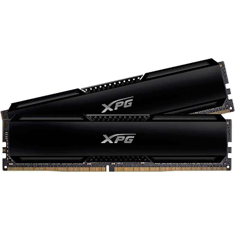 Модуль памяти ADATA GAMMIX D20 Black Gaming Memory AX4U32008G16A-DCBK20 16GB DDR4 3200 DIMM Non-ECC, CL16, 1.35V, Kit (2x8GB), RTL (930842)