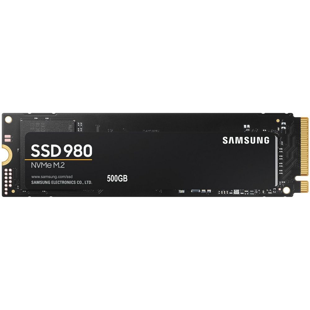 Твердотельный накопитель SSD Samsung 980 M.2 2280 Твердотельный накопитель SSD Samsung 980 M.2 2280 MZ-V8V500BW 500GB Client SSD PCIe Gen3x4 with NVMe, 3100/2600, IOPS 400/470K, MTBF 1.5M, 3D NAND TLC