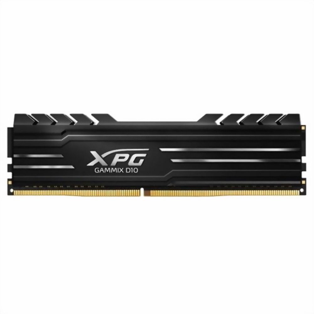 Модуль памяти ADATA XPG GAMMIX D10 Black Gaming Memory AX4U32008G16A-SB10 8GB DDR4 3200 DIMM Non-ECC, CL16, 1.35V, Heat Shield, RTL, (930835)