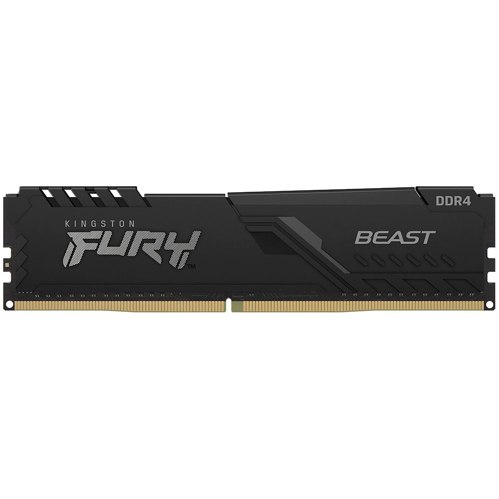 Модуль памяти Kingston FURY Beast Black Gaming Memory KF432C16BB/16 16GB DDR4 3200 DIMM Non-ECC, CL16, 1.35V,  2Gx8, RTL {25} (319859)