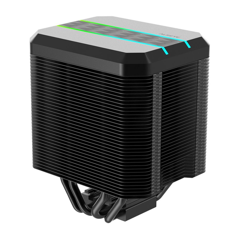 Вентилятор ALSEYE M90 Height 135mm, Univerasl, TDP 180W, 4x6mm heat pipe, FAN 90mm, 800;2400rpm, 28dBA, ARGB, LGA1200/115x, AMD AM4, RTL (874715) (AS.01.01.0046)