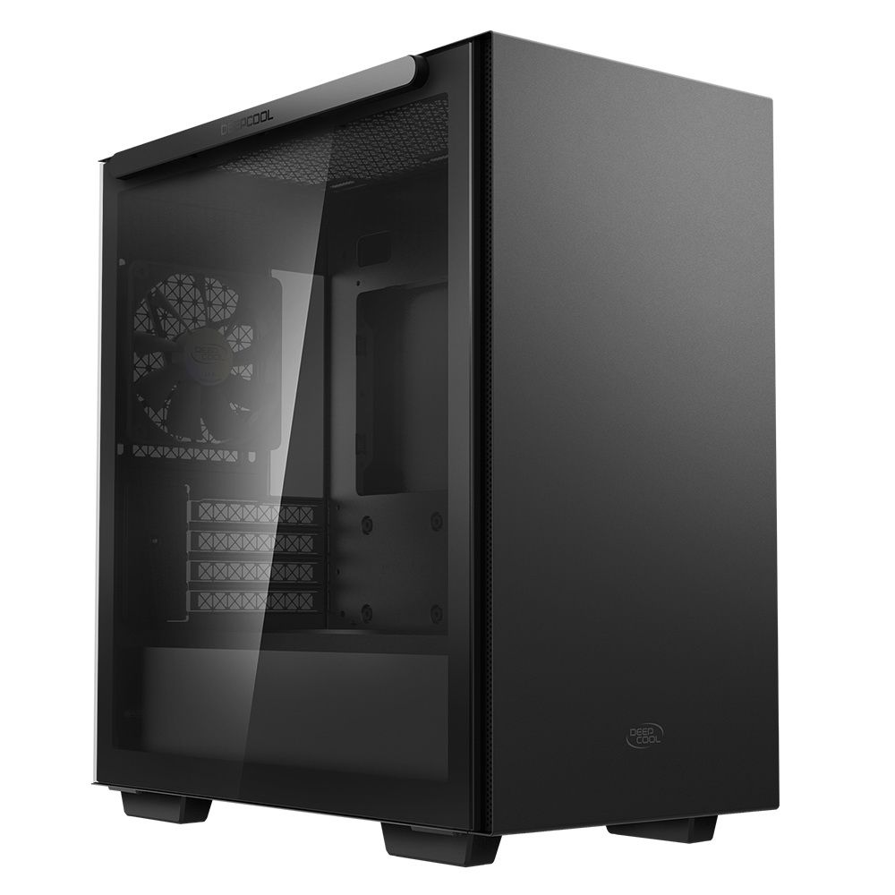 Корпус Deepcool MACUBE 110 BK R-MACUBE110-BKNGM1N-G-1 (714385) Black, mATX, CPU Height 165mm, VGA max 320mm, USB «3.0 x 2, Combo Jack x 1, int. 3.5» x 2 , 2.5» x 2, Ext. 5.25» x 0, 3.5» x 0»