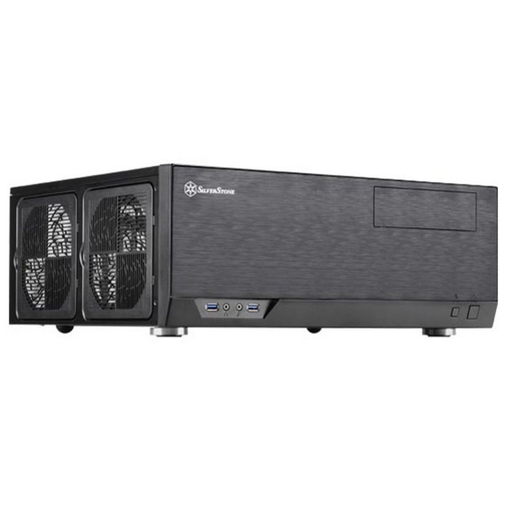 Корпус Silverstone SST-GD09B Grandia HTPC ATX Computer Case, Silent High Airflow Performance, black  (221280) (G410GD09B000020)