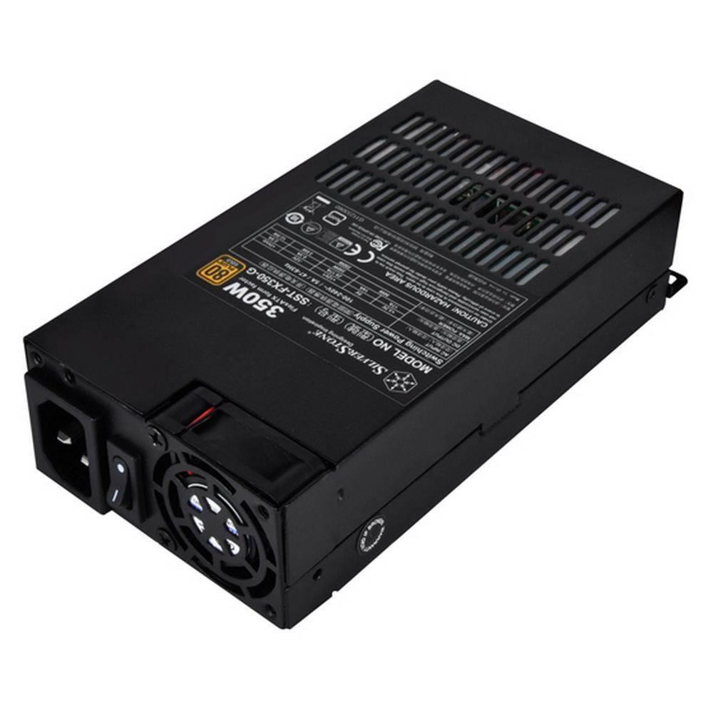 Блок питания Silverstone SST-FX350-G Flex Series, 350W, 80 Plus Gold PC Power Supply, Low Noise 40mm fan (225912) (G540FX350G00220)