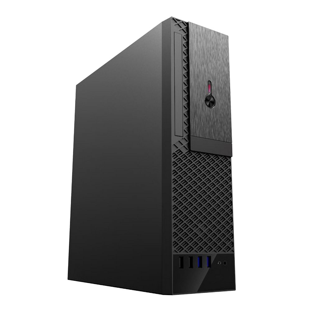 Корпус FoxLine FL-1001 (8L) |FL-1001-TFX300S| SFF, mATX case, black, w/PSU TFX 300W, w/2xUSB2.0+2xUSB3.0, |FL-1001-TFX300S| w/1xcombo audio, w/pwr cord, w/ 8cm FAN, ODD SLIM