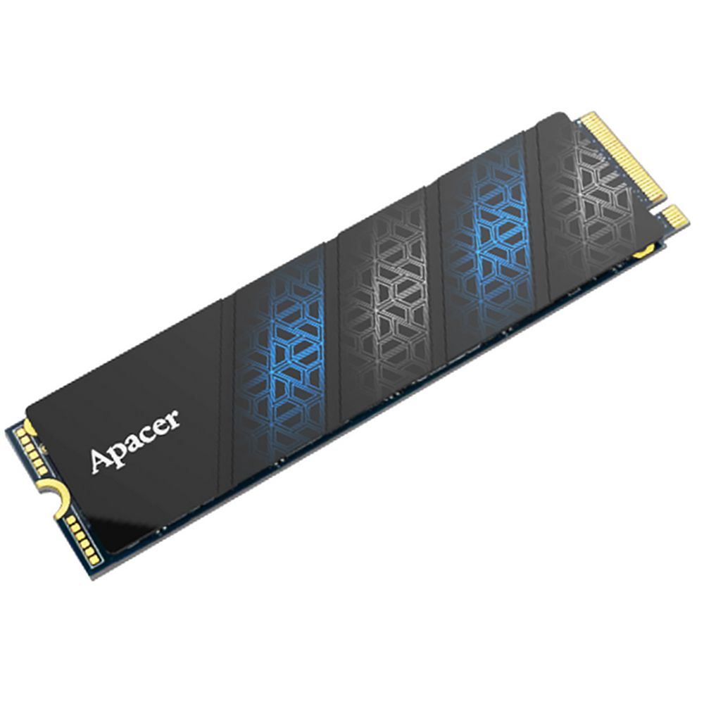 Твердотельный накопитель SSD Apacer AS2280P4U PRO 256GB M.2 2280 AP256GAS2280P4UPRO-1 Client PCIe Gen3x4 with NVMe, 3500/1200, IOPS 210/315K, MTBF 1.8M, 3D NAND, 170TBW, 0,36DWPD, Heat Sink, RTL (9193