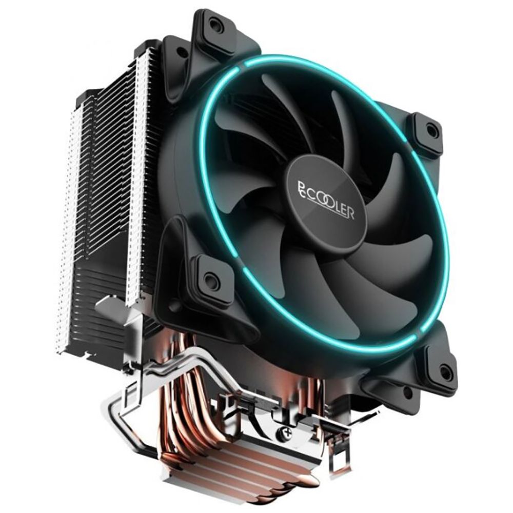 Вентилятор PCCooler Bad Pack PCCooler GI-X5B Кулер S775/115X/AM2/AM3/AM4 (TDP 160W, вент-р 120мм с PWM, Blue LED FAN, 5 тепловых трубок 6мм, 1000-1800RPM, 26.5dBa) (GI-X5B||bp)