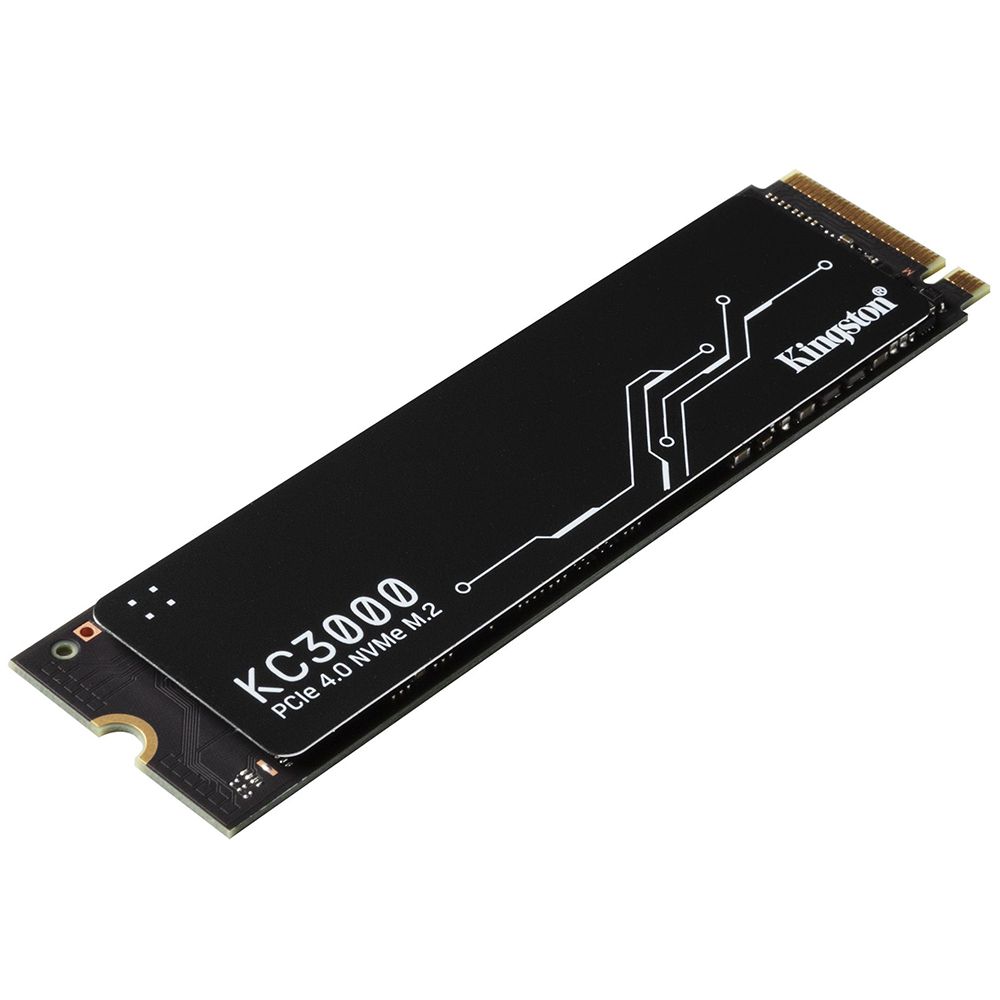 Твердотельный накопитель SSD Kingston KC3000 M.2 2280 SKC3000S/1024G 1024GB Client SSD PCIe 4.0 NVMe, 7000/6000, IOPS 900/1000K, MTBF 1.8M, 3D TLC, 800TBW, 0.71DWPD, with Heat Spreader (5 лет), RTL (3